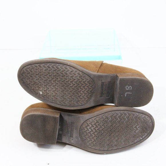 Toms Shaye Boots Women Suede Bootie sz 7 Western style Shootie - Picture 9 of 9